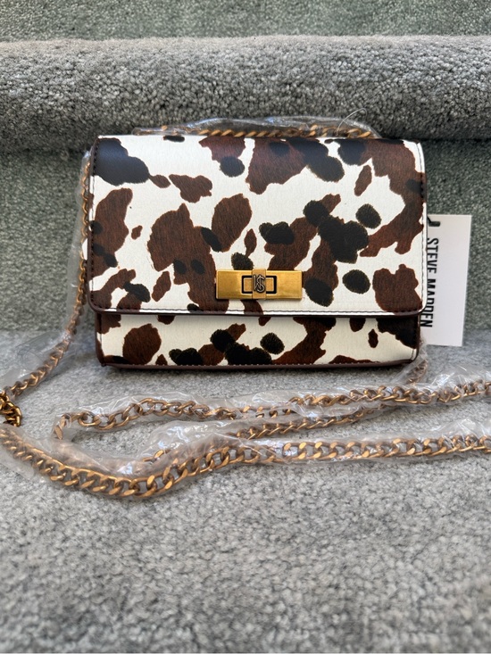 Steve Madden Handbags - NWT Steve Madden Cowhide-Print Crossbody Bag